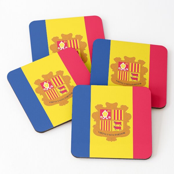 Item preview, Andorra Flag designed and sold by flagswag.
