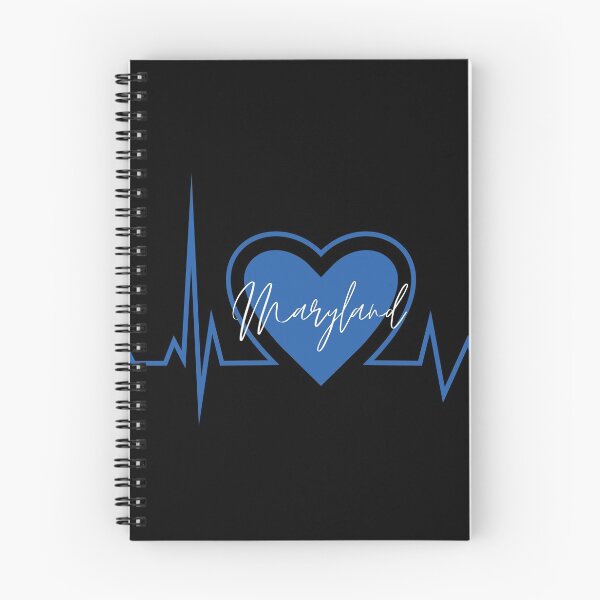 Item preview, Maryland Hometown Heartbeat Blue Support Your State American US Pride designed and sold by BoomDesignsUS.