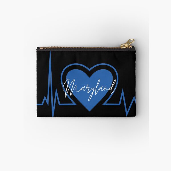 Item preview, Maryland Hometown Heartbeat Blue Support Your State American US Pride designed and sold by BoomDesignsUS.