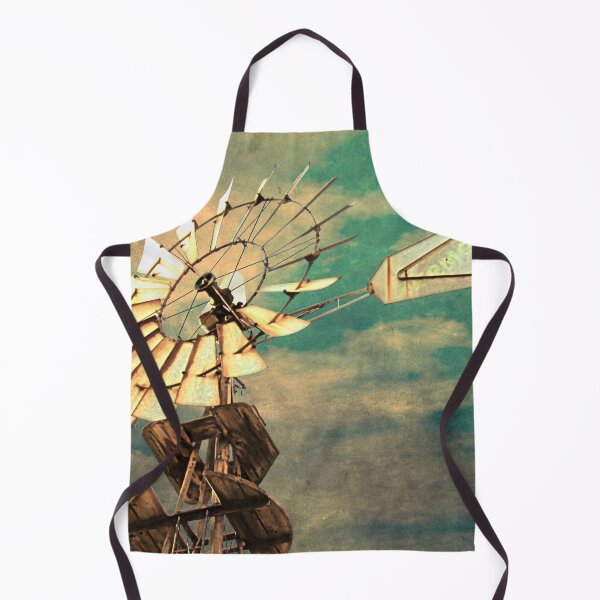Item preview, Rustic Windmill against Cloudy Sky Modern Country Art A520 designed and sold by byNicol.