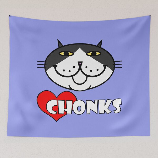 Item preview, HEART CHONKS - tuxedo cat designed and sold by RawSunArt.