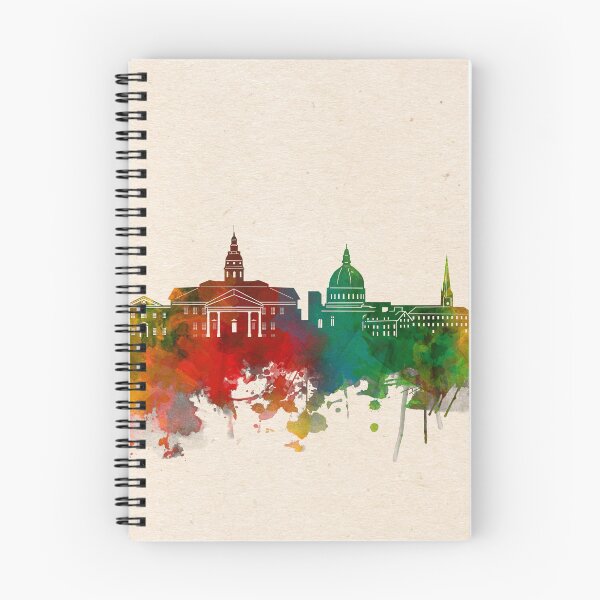 Item preview, annapolis skyline watercolor 2 designed and sold by BekimART2.