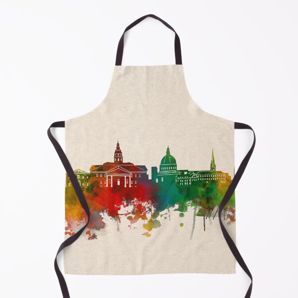 Item preview, annapolis skyline watercolor 2 designed and sold by BekimART2.