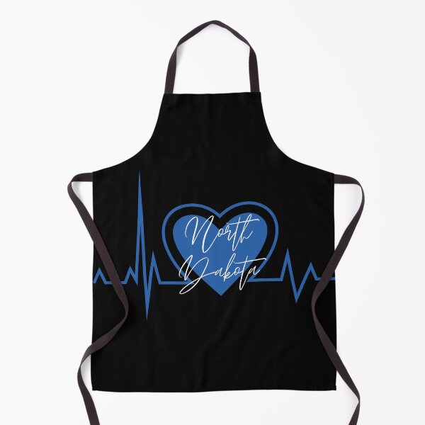 Item preview, North Dakota Hometown Heartbeat Blue Support Your State American US Pride designed and sold by BoomDesignsUS.