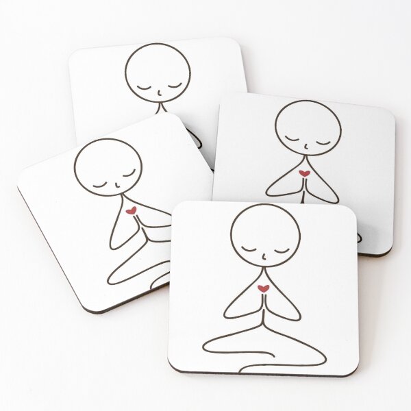 Item preview, meditating stick figure designed and sold by Boddahs.