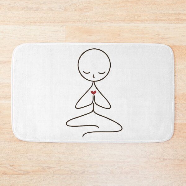 Item preview, meditating stick figure designed and sold by Boddahs.