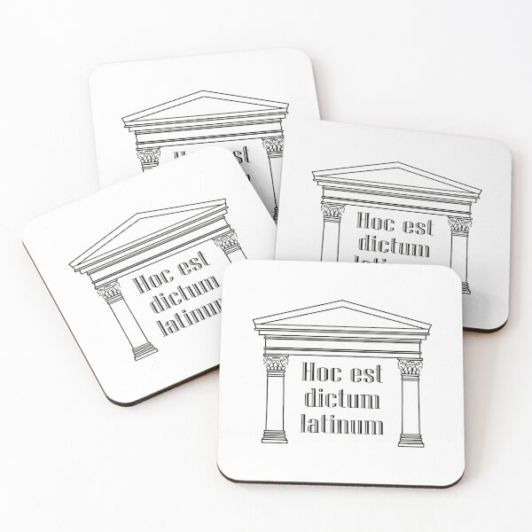 Item preview, Hoc est dictum latinum - funny Latin saying designed and sold by TimeLady's Closet.