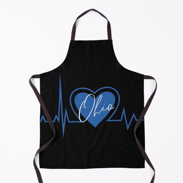 Item preview, Ohio Hometown Heartbeat Blue Support Your State American US Pride designed and sold by BoomDesignsUS.