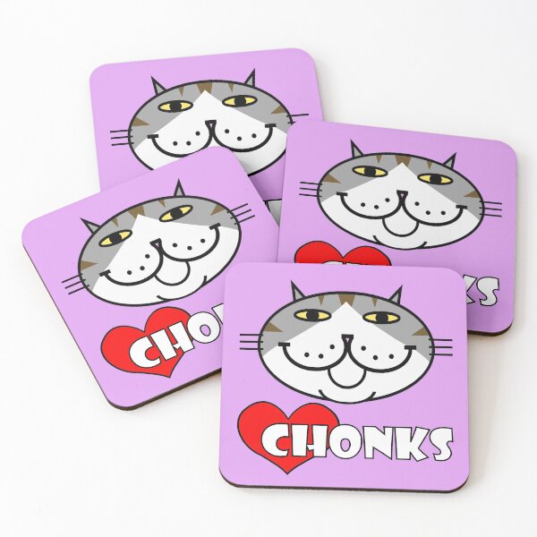 Item preview, HEART CHONKS - tuxedo cat designed and sold by RawSunArt.