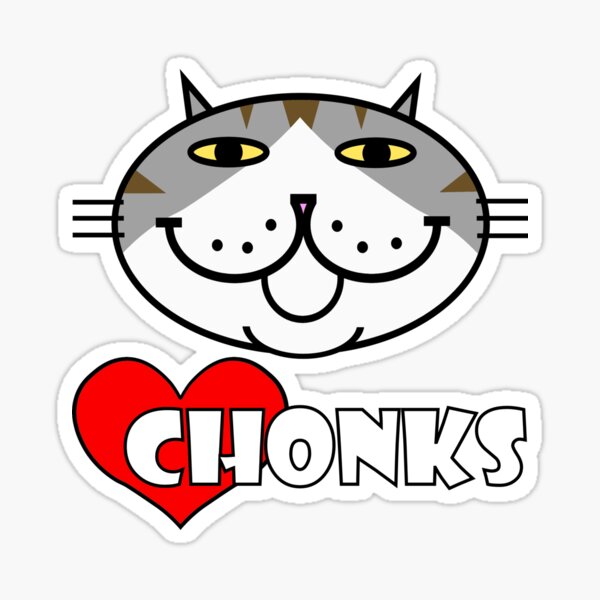 Item preview, HEART CHONKS - tuxedo cat designed and sold by RawSunArt.