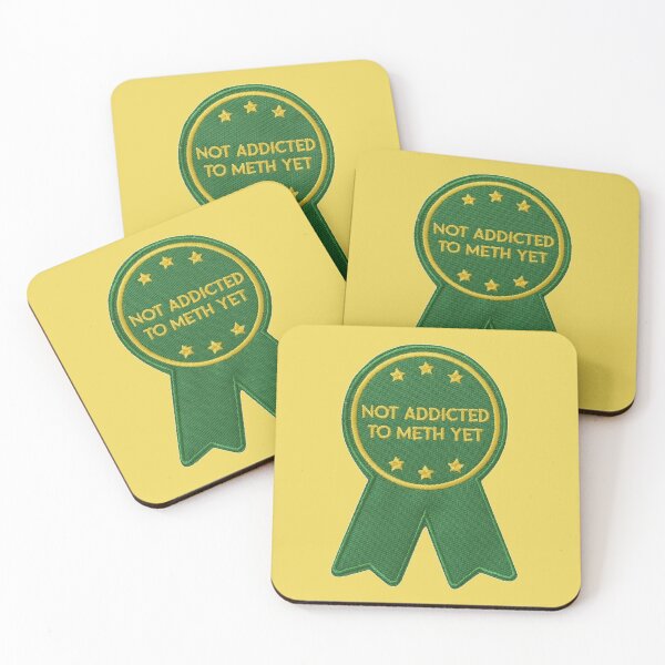 Item preview, Not addicted to meth, yet congratulation patch designed and sold by IHope-IMakeIt.