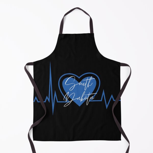 Item preview, South Dakota Hometown Heartbeat Blue Support Your State American US Pride designed and sold by BoomDesignsUS.