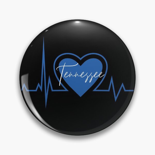 Item preview, Tennessee Hometown Heartbeat Blue Support Your State American US Pride designed and sold by BoomDesignsUS.
