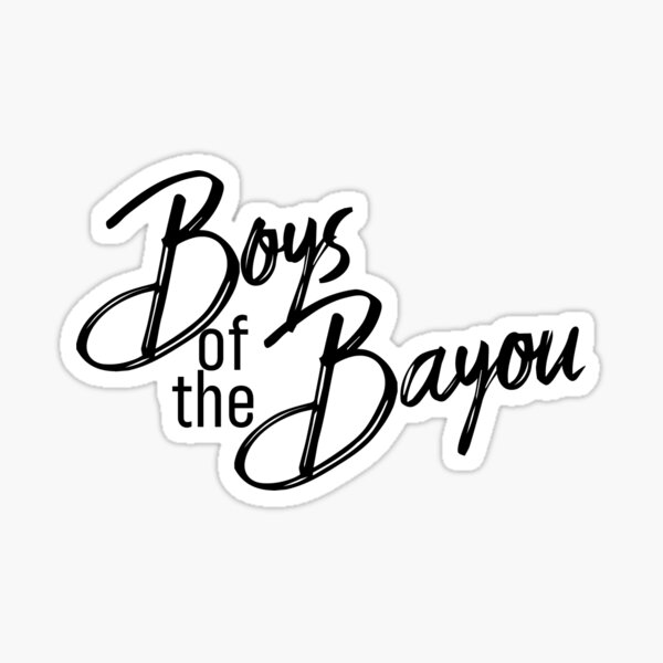 Boys of the Bayou logo Sticker