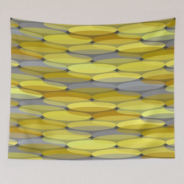 Item preview, Ovals Love Ovals Grellow designed and sold by throughtheloops.