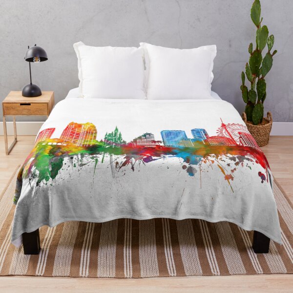 Item preview, orlando skyline watercolor designed and sold by BekimART2.