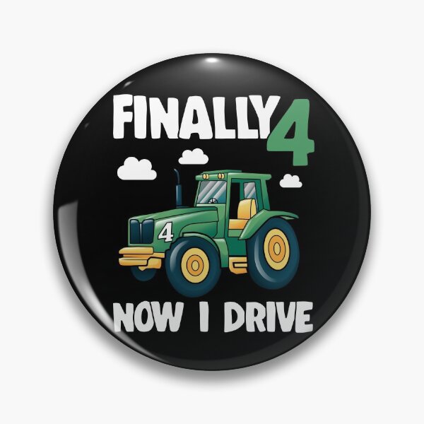 Item preview, Kids Finally 4 4th Birthday Gift Boy Tractor designed and sold by Stronzi.