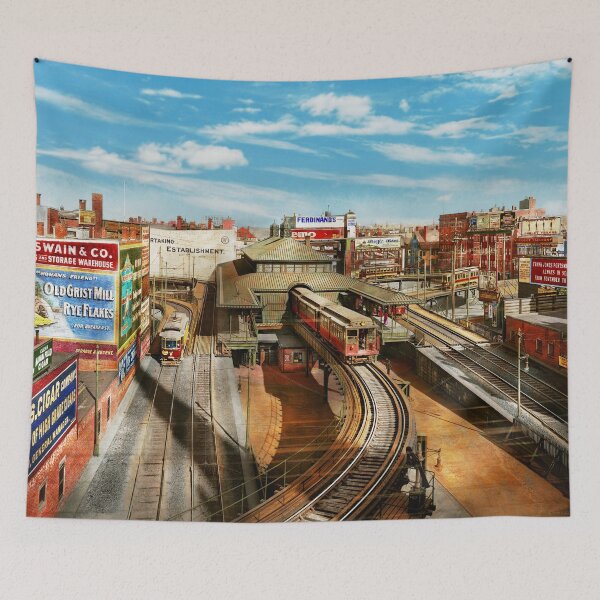 Item preview, City - Boston MA - Dudley Street Station 1904 designed and sold by Mike Savad Photography.