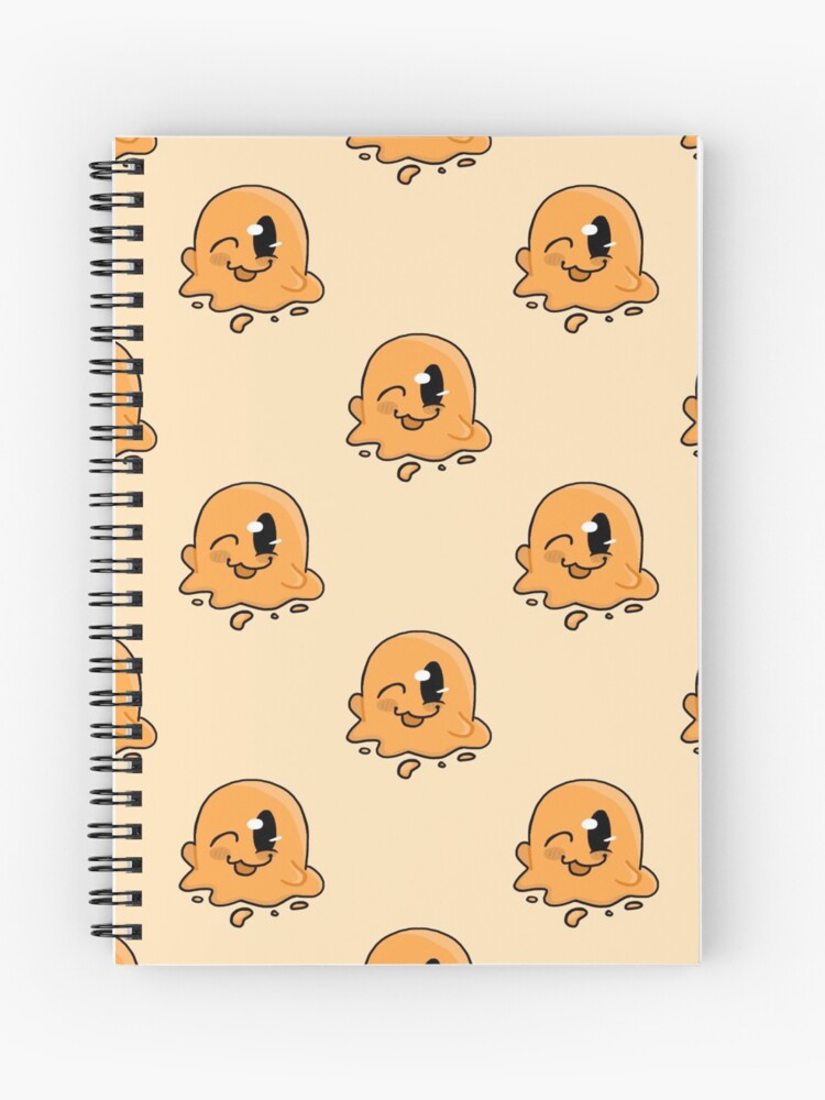 SCP-999 orange blob tickle monster Spiral Notebook for Sale by  ToadKingStudios