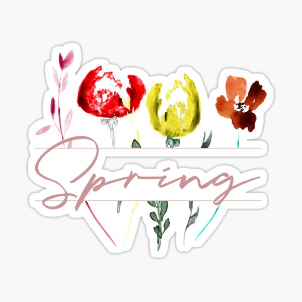 Spring Sticker