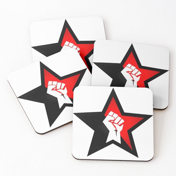 Item preview, RED-BLACK STAR FIST designed and sold by NNEUTRONN.