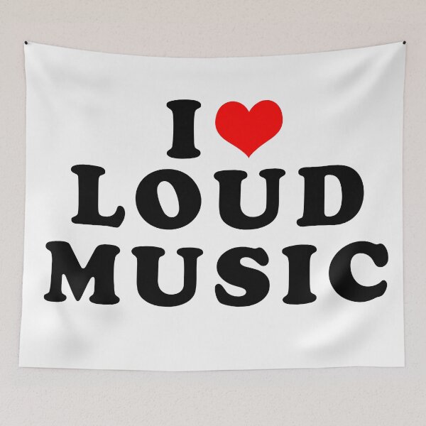 Item preview, I LOVE LOUD MUSIC designed and sold by Gnfree.