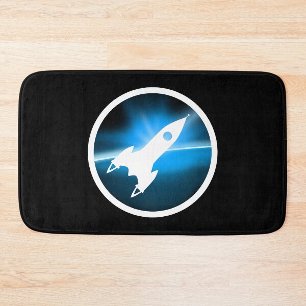 Item preview, Retro Rocket Ship Graphic designed and sold by Cat Lady Designs.
