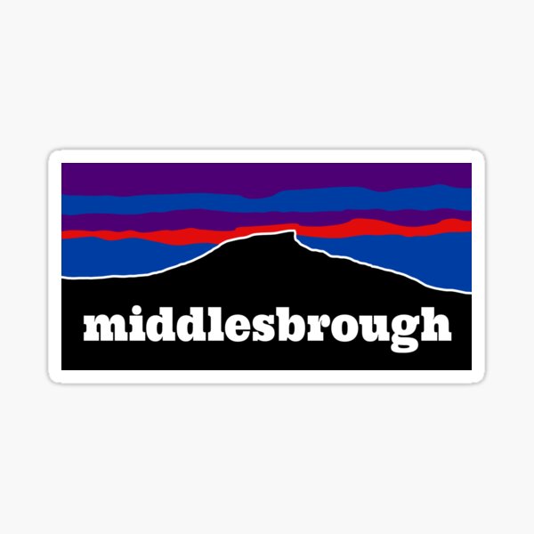 Middlesbrough Car Sticker