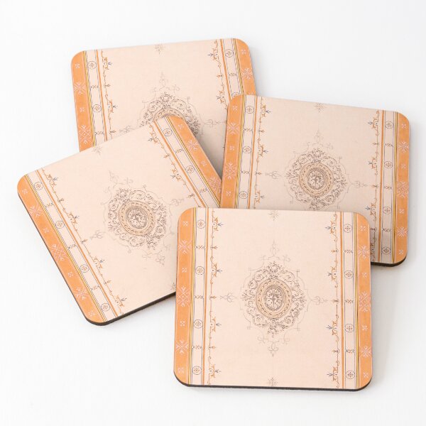 Item preview, Orange filagree border with central medallion designed and sold by NrvousFella.
