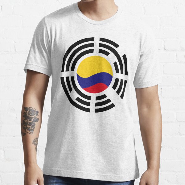 Korean Colombian Multinational Patriot Flag Series Essential T-Shirt