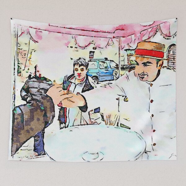 Item preview, Barbarano Romano: the candy floss seller designed and sold by Giuseppe Cocco.