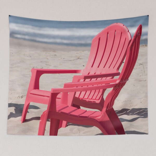 Item preview, Dream with Me Beach Chairs on Sunny Coastal Seashore without Text designed and sold by nancyjcreates.