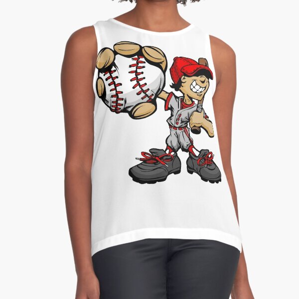 Funny cartoon baseball player Sticker for Sale by lovingangela