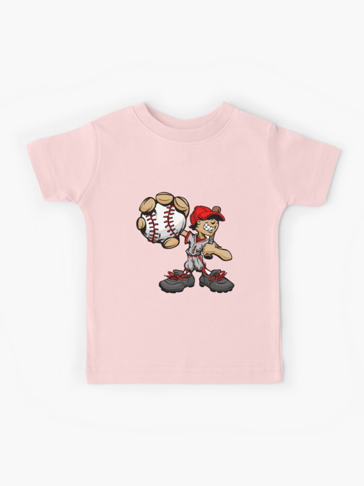 Funny cartoon baseball player Essential T-Shirt for Sale by