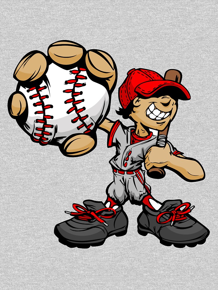 Vintage 70's Baseball Player Cartoon T-Shirt