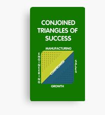 Conjoined Triangles of Success - Silicon Valley Canvas Print
