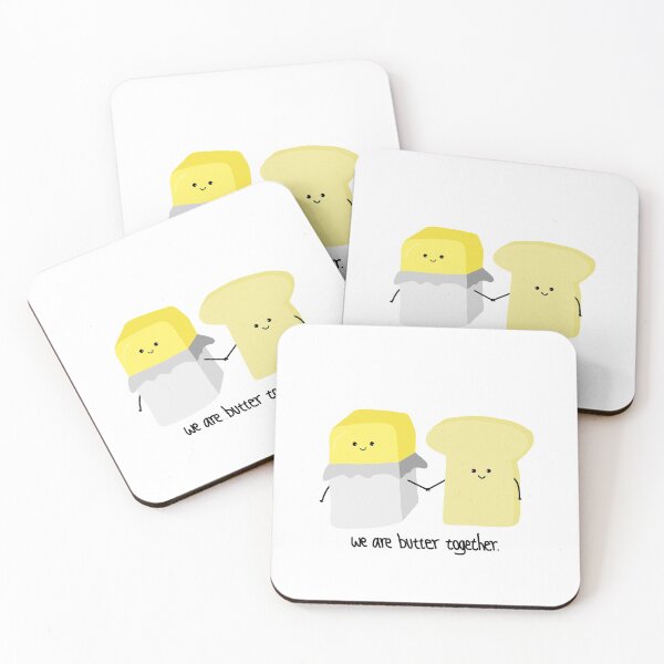 Item preview,  We are butter together - butter and toast designed and sold by asterea-.