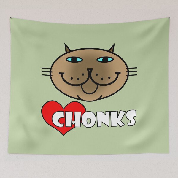 Item preview, HEART CHONKS - siamese cat designed and sold by RawSunArt.