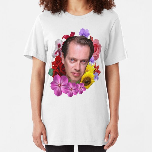 Steve Buscemi - Floral Slim Fit T-Shirt