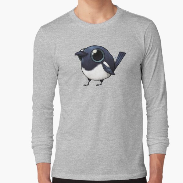 Cute Fat Magpie Long Sleeve T-Shirt