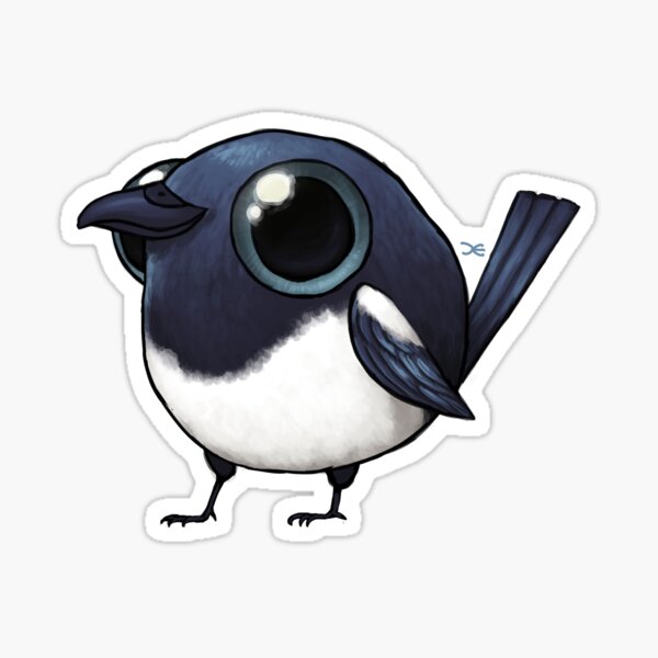 Cute Fat Magpie Sticker