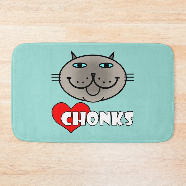 Item preview, HEART CHONKS - blue siamese cat designed and sold by RawSunArt.