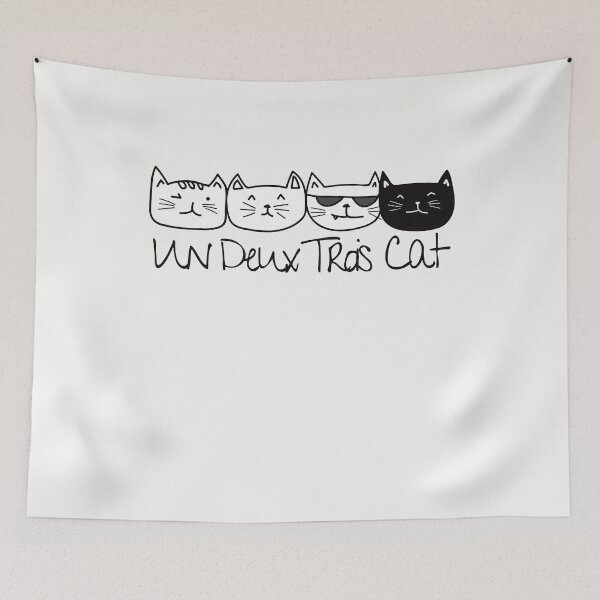 Item preview, Un Deux Trois Cat designed and sold by walidsam07.