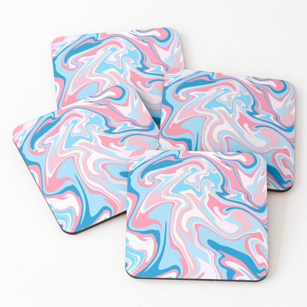 Item preview, subtle trans pride marble swirl designed and sold by paintedpaw-cat.
