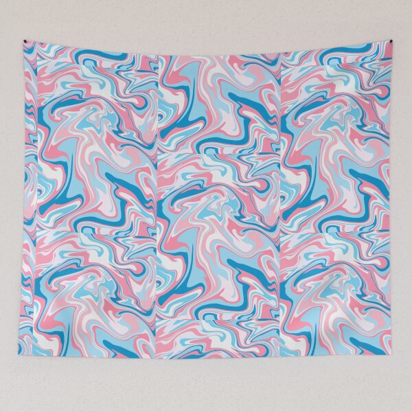 Item preview, subtle trans pride marble swirl designed and sold by paintedpaw-cat.