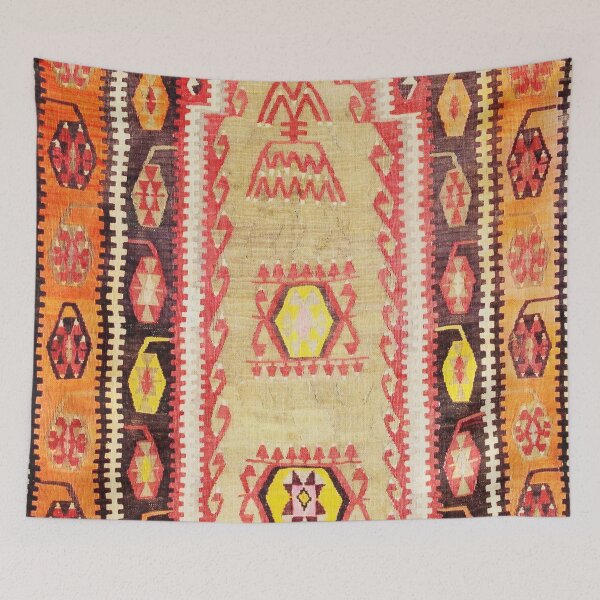 Item preview, Vintage Sivas Turkish Kilim Print designed and sold by Vicky Brago-Mitchell®.