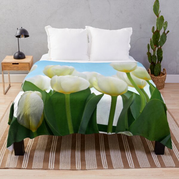 Item preview, White and yellow tulips designed and sold by IoanaHraball.