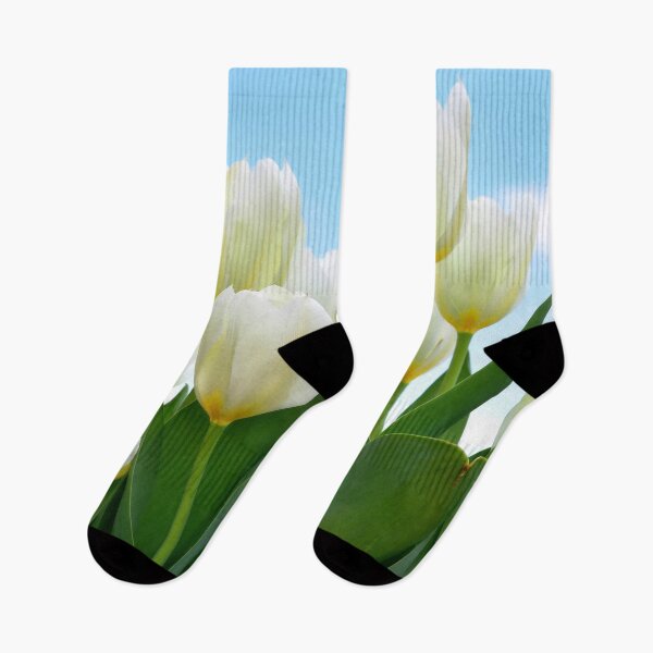 Item preview, White and yellow tulips designed and sold by IoanaHraball.