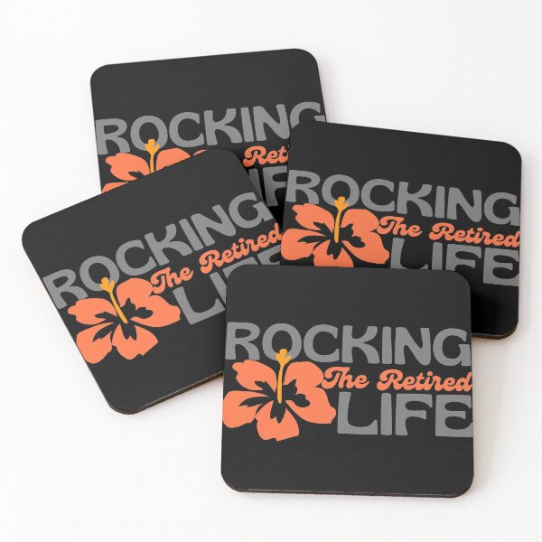 Item preview, Rocking The Retirement Life Orange Hibiscus designed and sold by SweetAndSpice.