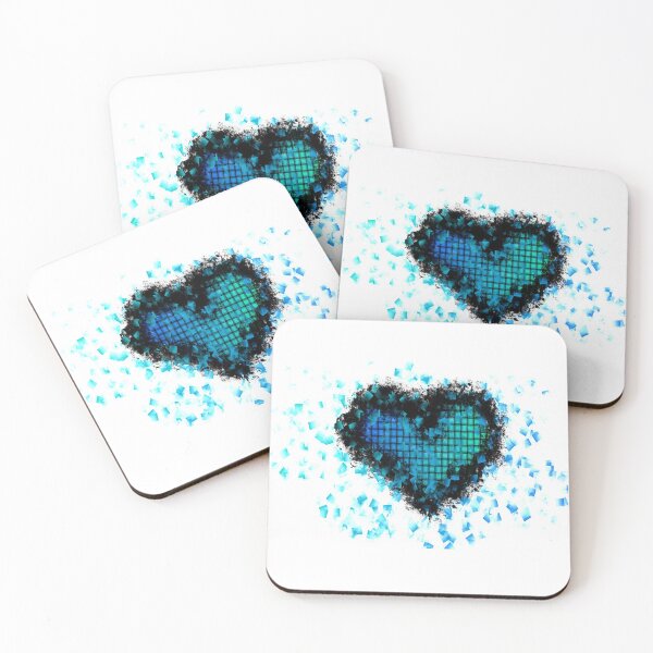 Item preview, blue heart designed and sold by MsTyson.